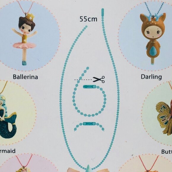 Djeco Lovely Charms Necklace Fairy New in Box - Picture 15 of 15